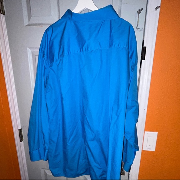 Kings court mens long sleeve button up shirt neck size 22 - Picture 5 of 5